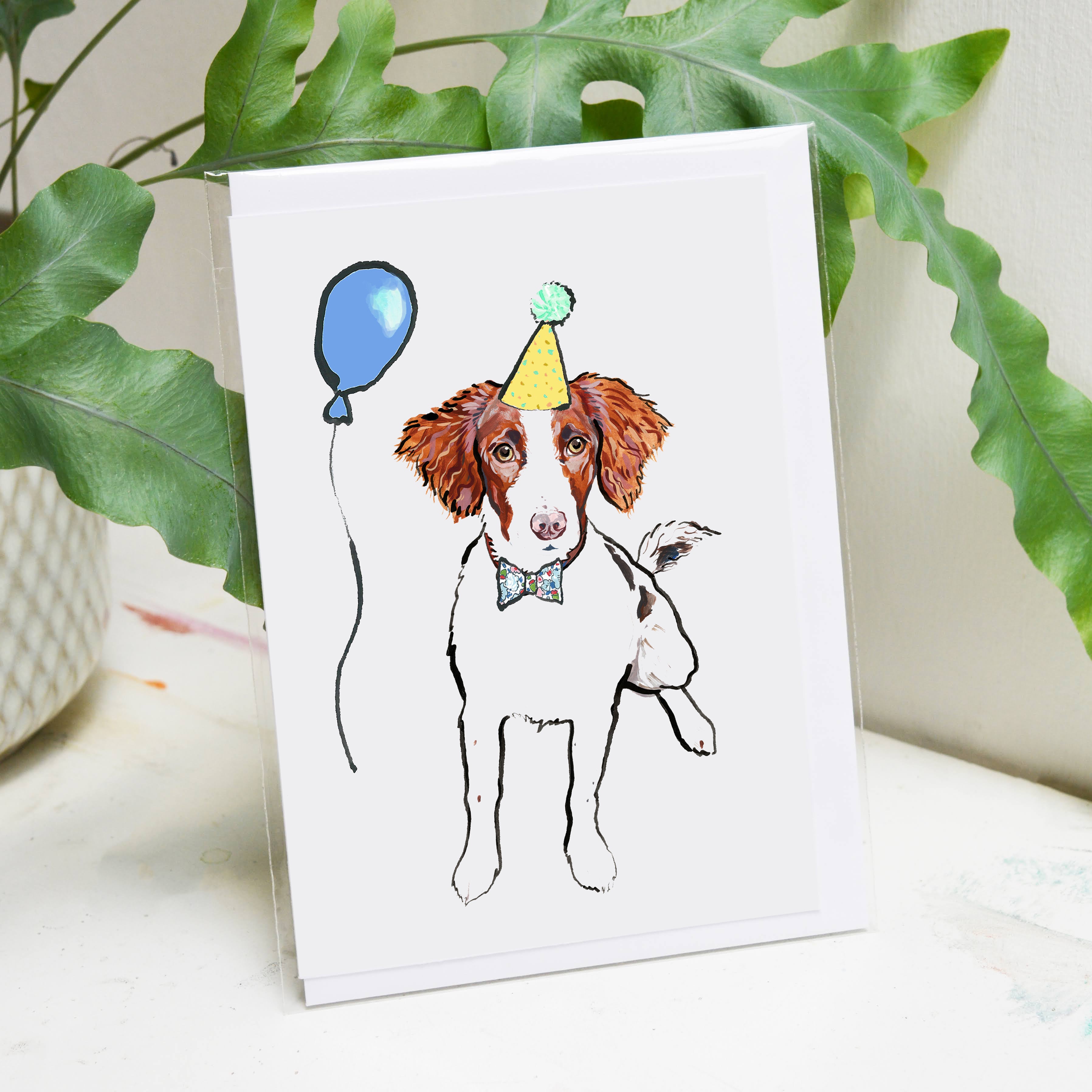 Springer Spaniel Birthday Card